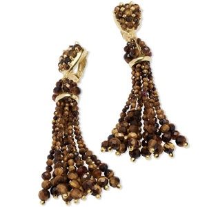 Kendra Scott Cecily Gold Clip Statement Earrings